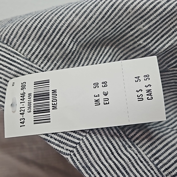 NWT ABERCROMBIE & FITCH Striped Side Button Miniskirt - Picture 5 of 7